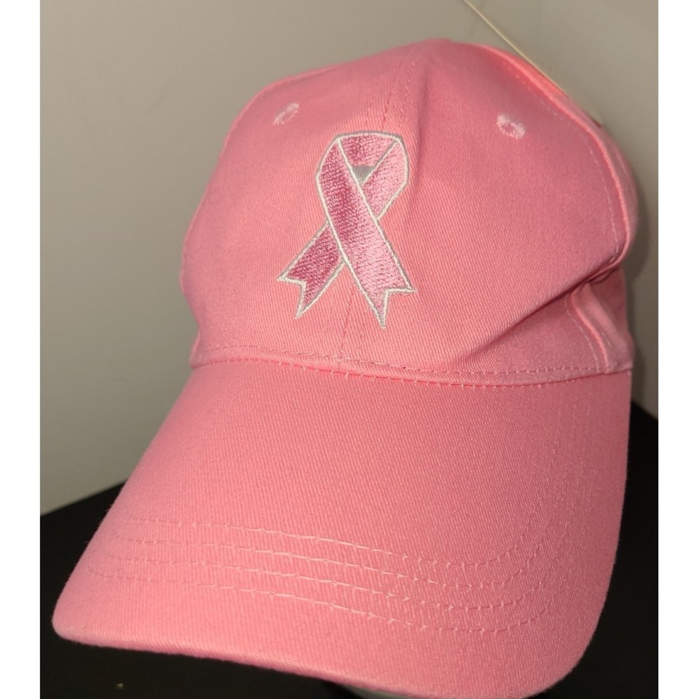 NWT Pretty in Pink Baseball Cap Hat BREAST CANCER AWARENESS Adjustable One Size